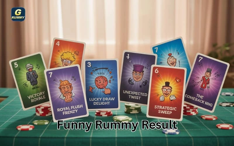 funny rummy result